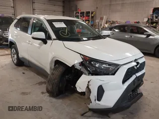 2022 Toyota RAV4 LE with VIN 2T3G1RFV4NC312202, listed as a IAAI auction lot 41950860 with 48,177 mi miles. Bid and sale history available at carsss.com. Image 6.