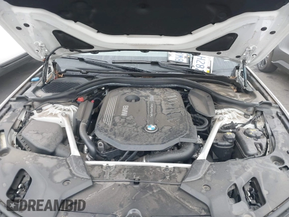 2018 BMW 5 Series 540i with VIN WBAJE5C56JG918691, listed as a IAAI auction lot 41608360 with 46,799 mi miles and . Bid and sale history available at carsss.com. Image 10.