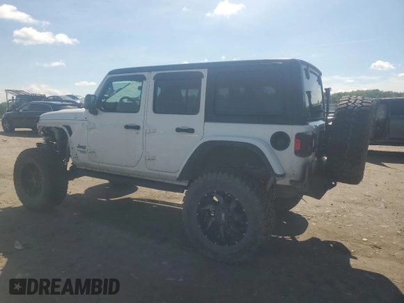 2019 Jeep Wrangler Unlimited Sport S with VIN 1C4HJXDG5KW505886, listed as a Copart auction lot 60511425 with 16,107 mi miles and Salvage title. Bid and sale history available at DreamBid. Image 2.