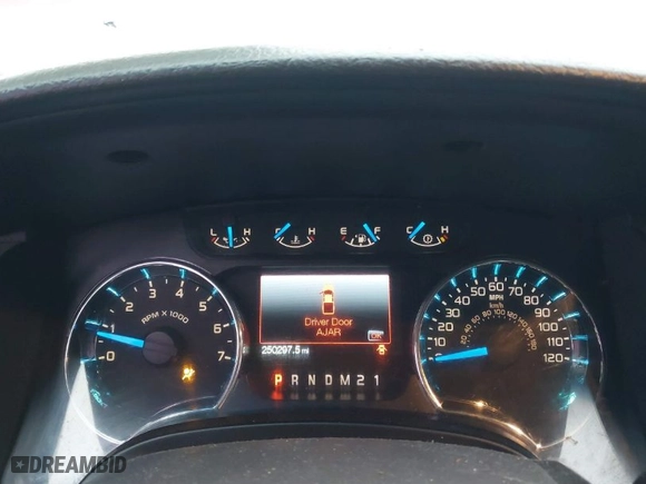 2014 Ford F-150 XL with VIN 1FTFW1EF1EFB02696, listed as a IAAI auction lot 41758358 with 250,297 mi miles. Bid and sale history available at carsss.com. Image 7.