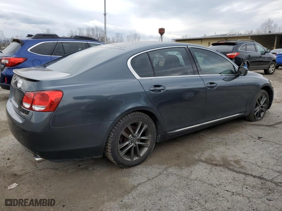 2006 Lexus GS 300 with VIN JTHCH96S660003611, listed as a Copart auction lot 52576795 with 175,555 mi miles and Salvage Title. Bid and sale history available at carsss.com. Image 3.