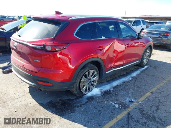 2021 Mazda CX-9 Signature with VIN JM3TCBEY7M0529957, listed as a IAAI auction lot 41388923 with 69,919 mi miles. Bid and sale history available at carsss.com. Image 4.
