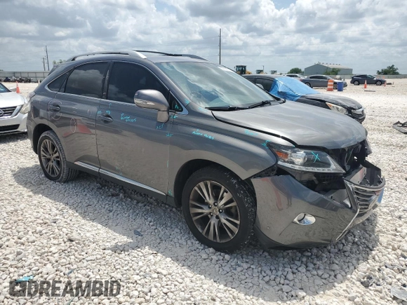 2013 Lexus RX 350 with VIN 2T2ZK1BA4DC126334, listed as a Copart auction lot 53139305 with 140,206 mi miles and Salvage Title. Bid and sale history available at DreamBid. Image 4.