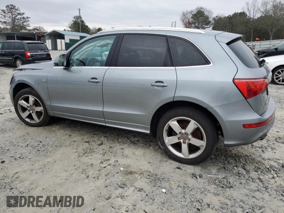 2012 Audi Q5 Premium with VIN WA1LKCFP9CA022939, listed as a Copart auction lot 45921185 with Not provided miles and Clean title. Bid and sale history available at DreamBid. Image 2.