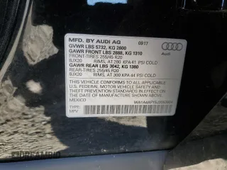2018 Audi SQ5 Premium Plus with VIN WA1A4AFY5J2053904, listed as a Copart auction lot 75339584 with 89,439 mi miles and Salvage Title. Bid and sale history available at DreamBid. Image 13.
