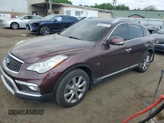 2017 Infiniti QX50 with VIN JN1BJ0RRXHM412120, listed as a Copart auction lot 59751115 with 96,627 mi miles and Salvage title. Bid and sale history available at DreamBid. Image 1.