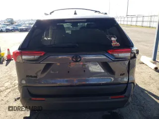2019 Toyota RAV4 LE with VIN JTMH1RFV7KD016442, listed as a Copart auction lot 87880635 with 136,803 mi miles and Salvage Title. Bid and sale history available at carsss.com. Image 6.