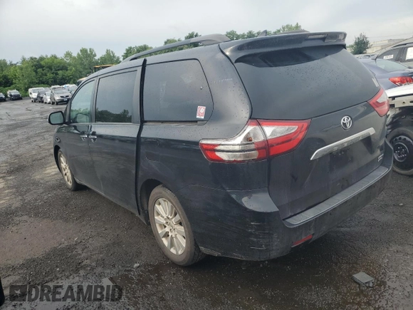 2015 Toyota Sienna Limited with VIN 5TDDK3DC5FS107620, listed as a Copart auction lot 62681205 with 208,070 mi miles and Salvage title. Bid and sale history available at DreamBid. Image 2.
