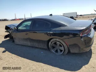 2015 Dodge Charger SXT with VIN 2C3CDXHG3FH726293, listed as a Copart auction lot 48559785 with 118,299 mi miles and Salvage Title. Bid and sale history available at carsss.com. Image 2.