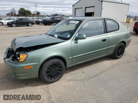 2003 Hyundai Accent GL with VIN KMHCG35C13U270585, listed as a Copart auction lot 50197935 with 53,822 mi miles and Salvage Title. Bid and sale history available at carsss.com. Image 1.