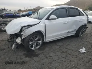 2017 Audi Q3 Premium Plus with VIN WA1JCCFS2HR011881, listed as a Copart auction lot 84624704 with 98,940 mi miles and Salvage title. Bid and sale history available at DreamBid. Image 1.