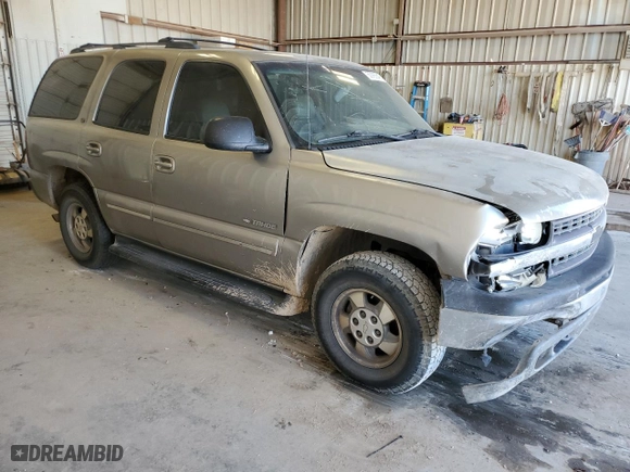 2001 Chevrolet Tahoe LS with VIN 1GNEK13T71J105844, listed as a Copart auction lot 50766545 with 159,488 mi miles and Salvage Title. Bid and sale history available at carsss.com. Image 4.