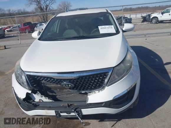 2015 Kia Sportage LX with VIN KNDPBCAC8F7690843, listed as a IAAI auction lot 41813154 with 124,885 mi miles and . Bid and sale history available at carsss.com. Image 12.