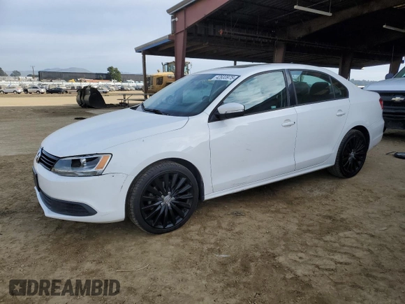 2012 Volkswagen Jetta Sedan SE w/Convenience PZEV with VIN 3VWDP7AJ5CM372669, listed as a Copart auction lot 42633975 with 164,028 mi miles and Salvage Title. Bid and sale history available at carsss.com. Image 1.