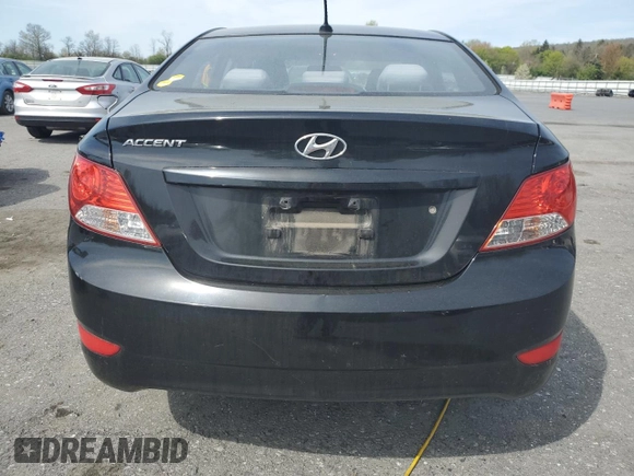 2014 Hyundai Accent GLS with VIN KMHCT4AE9EU736145, listed as a Copart auction lot 54048735 with 177,660 mi miles and Salvage Title. Bid and sale history available at carsss.com. Image 6.