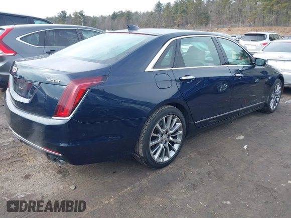 2018 Cadillac CT6 Premium Luxury AWD with VIN 1G6KH5R69JU100620, listed as a IAAI auction lot 41702943 with 83,987 mi miles and . Bid and sale history available at DreamBid. Image 4.