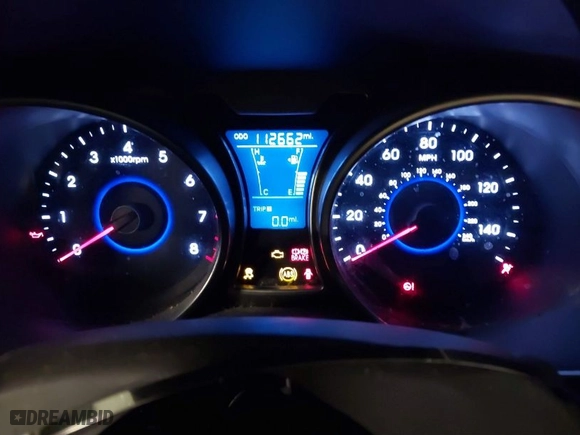 2016 Hyundai Veloster with VIN KMHTC6AD9GU252806, listed as a IAAI auction lot 41081753 with 112,662 mi miles. Bid and sale history available at carsss.com. Image 7.