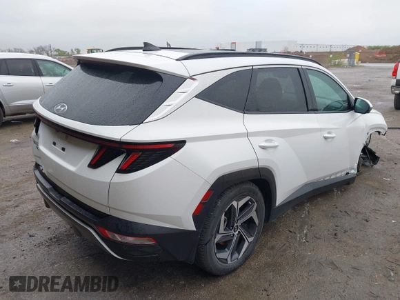 2023 Hyundai Tucson Limited with VIN 5NMJE3AEXPH236828, listed as a IAAI auction lot 41963894 with 66,065 mi miles and . Bid and sale history available at DreamBid. Image 4.