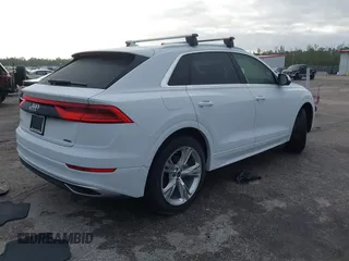 2023 Audi Q8 Premium with VIN WA1AVBF14PD015616, listed as a IAAI auction lot 41213960 with 26,102 mi miles and . Bid and sale history available at DreamBid. Image 4.
