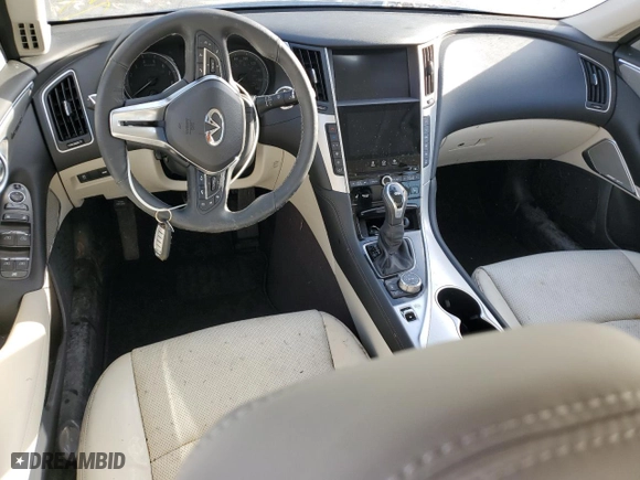 2022 Infiniti Q50 LUXE with VIN JN1EV7BPXNM311464, listed as a Copart auction lot 75129694 with 0 mi miles and Salvage Title. Bid and sale history available at carsss.com. Image 8.