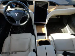 2018 Tesla Model S 75D with VIN 5YJSA1E28JF292246, listed as a Copart auction lot 49243165 with 189482 miles and Salvage Title. Bid and sale history available at carsss.com. Image 8.
