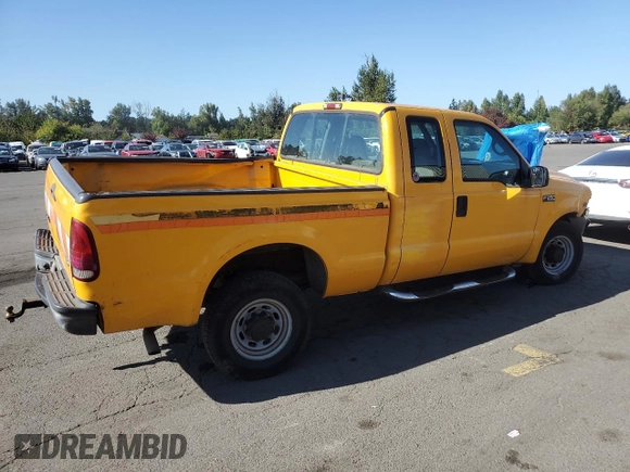 2002 Ford F-250 XL with VIN 1FTNX20L62EC53546, listed as a Copart auction lot 71931714 with 230,427 mi miles and Salvage title. Bid and sale history available at DreamBid. Image 3.