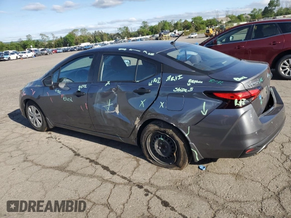 2021 Nissan Versa S with VIN 3N1CN8DVXML907398, listed as a Copart auction lot 57648135 with 131,777 mi miles and Salvage title. Bid and sale history available at DreamBid. Image 2.