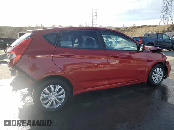 2017 Hyundai Accent SE with VIN KMHCT5AE2HU363427, listed as a Copart auction lot 48411935 with 75,274 mi miles and Salvage Title. Bid and sale history available at DreamBid. Image 3.