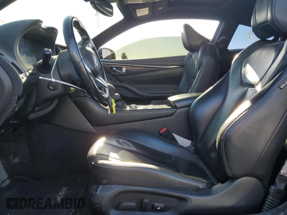 2017 Infiniti Q60 Red Sport 400 with VIN JN1FV7EL3HM700805, listed as a Copart auction lot 80134924 with 66,578 mi miles and Salvage title. Bid and sale history available at DreamBid. Image 7.