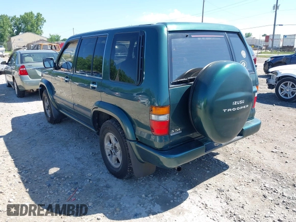 1999 Isuzu Trooper S with VIN JACDJ58X1X7917154, listed as a IAAI auction lot 42632311 with 200,023 mi miles and . Bid and sale history available at DreamBid. Image 3.
