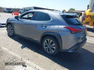 2021 Lexus UX 250h F Sport z VIN JTHR9JBH3M2052706, wystawiony jako IAAI lot #42321784 z przebiegiem 23 290 mil mil oraz . Historia ofert i sprzedaży dostępna na DreamBid. Obrazek 3.