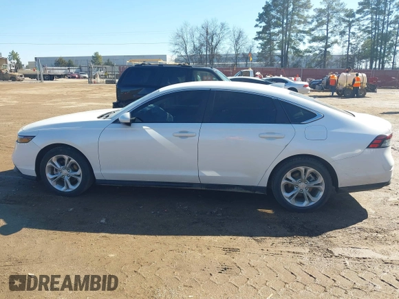 2023 Honda Accord Sedan LX with VIN 1HGCY1F25PA025566, listed as a IAAI auction lot 41631112 with 42,674 mi miles. Bid and sale history available at carsss.com. Image 15.