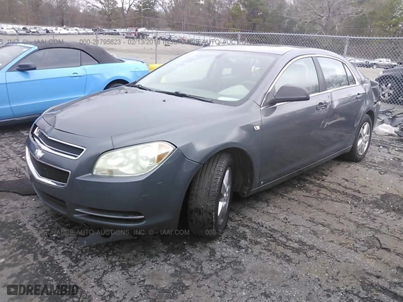 2008 Chevrolet Malibu LS w/1LS with VIN 1G1ZG57B88F175413, listed as a IAAI auction lot 21795623 with 124,132 mi miles. Bid and sale history available at carsss.com. Image 2.