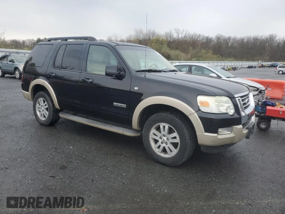 2008 Ford Explorer Eddie Bauer with VIN 1FMEU74818UA92772, listed as a Copart auction lot 52293835 with 386,864 mi miles and Salvage Title. Bid and sale history available at carsss.com. Image 4.