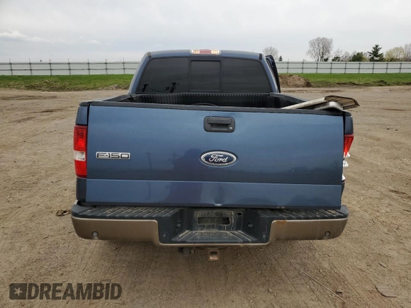 2005 Ford F-150 XLT with VIN 1FTPW145X5KB81905, listed as a Copart auction lot 54129525 with 190,622 mi miles and Non repairable. Bid and sale history available at DreamBid. Image 6.