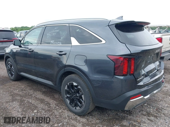 2024 Kia Sorento S with VIN 5XYRL4JC9RG254120, listed as a IAAI auction lot 42617649 with 24,773 mi miles and . Bid and sale history available at DreamBid. Image 3.