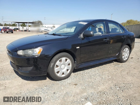 2010 Mitsubishi Lancer DE with VIN JA32U1FU1AU033384, listed as a Copart auction lot 45359555 with 193,200 mi miles and Salvage Title. Bid and sale history available at carsss.com. Image 1.