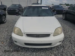 1999 Honda Civic DX with VIN 1HGEJ6223XL076584, listed as a Copart auction lot 51202925 with 282,306 mi miles and Salvage Title. Bid and sale history available at DreamBid. Image 5.