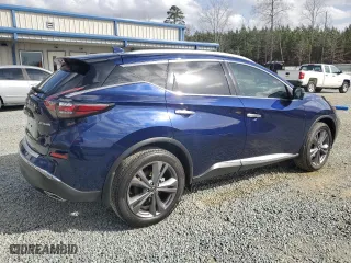 2023 Nissan Murano Platinum with VIN 5N1AZ2DJ0PC138313, listed as a Copart auction lot 48005195 with 1,495 mi miles and Salvage Title. Bid and sale history available at carsss.com. Image 3.