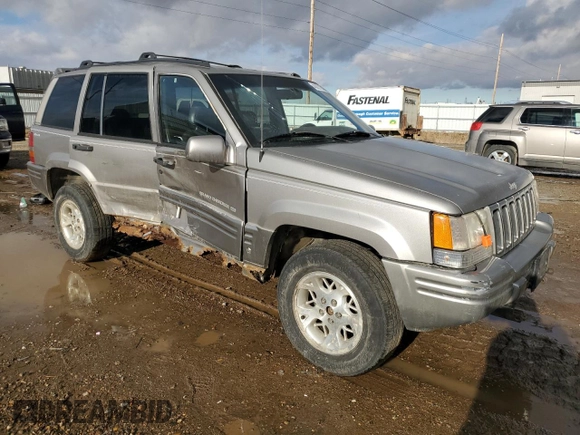 1997 Jeep Grand Cherokee Limited with VIN 1J4GZ78Y0VC556381, listed as a Copart auction lot 46221845 with 191,778 mi miles and Salvage Title. Bid and sale history available at carsss.com. Image 4.