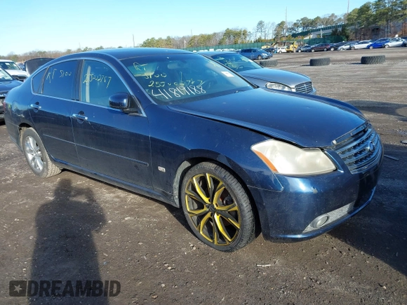 2006 Infiniti M with VIN JNKAY01F96M250806, listed as a IAAI auction lot 41819188 with Not Provided miles. Bid and sale history available at carsss.com. Image 1.