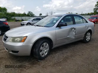2007 Hyundai Sonata GLS z VIN 5NPET46C77H237930, wystawiony jako Copart lot #65413815 z przebiegiem 135 800 mil mil oraz Szkoda całkowita • Salvage title. Historia ofert i sprzedaży dostępna na DreamBid. Obrazek 1.
