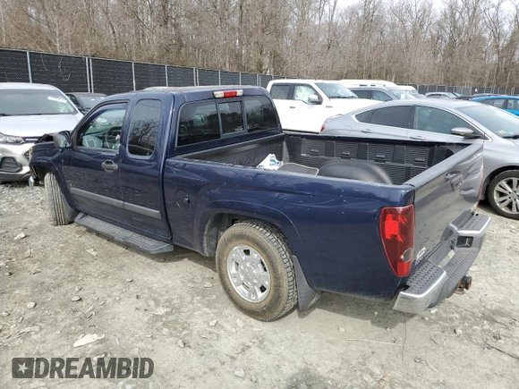 2008 GMC Canyon SL with VIN 1GTCS19E688175572, listed as a Copart auction lot 45641825 with 106,347 mi miles and Salvage Title. Bid and sale history available at carsss.com. Image 2.