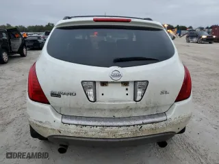 2006 Nissan Murano S with VIN JN8AZ08T06W428637, listed as a Copart auction lot 78595444 with 0 mi miles and Salvage Title. Bid and sale history available at carsss.com. Image 6.