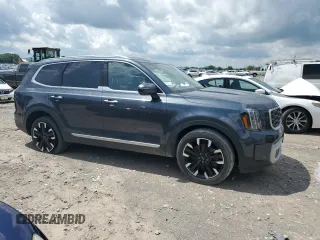 2023 Kia Telluride SX with VIN 5XYP5DGC2PG350290, listed as a Copart auction lot 55457495 with 45,330 mi miles and Salvage title. Bid and sale history available at DreamBid. Image 4.