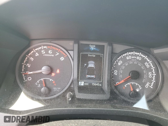 2023 Toyota Tacoma SR with VIN 3TYSX5ENXPT018099, listed as a Copart auction lot 52520145 with 15,640 mi miles and Salvage title. Bid and sale history available at DreamBid. Image 9.