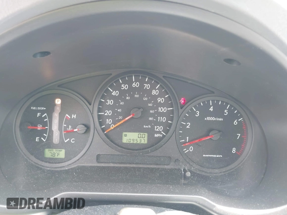2004 Subaru Impreza Outback Special Sports with VIN JF1GG685X4H819320, listed as a IAAI auction lot 41912961 with 109,537 mi miles and . Bid and sale history available at DreamBid. Image 7.