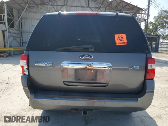 2012 Ford Expedition EL Limited with VIN 1FMJK1K55CEF13678, listed as a Copart auction lot 80694684 with 0 mi miles and Salvage Title. Bid and sale history available at carsss.com. Image 6.
