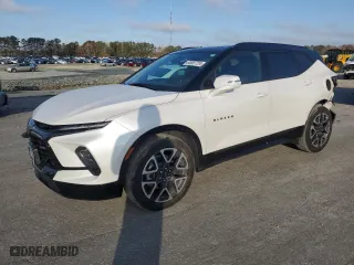 2023 Chevrolet Blazer RS with VIN 3GNKBERS3PS162347, listed as a Copart auction lot 85087724 with 39,566 mi miles and Salvage Title. Bid and sale history available at carsss.com. Image 1.