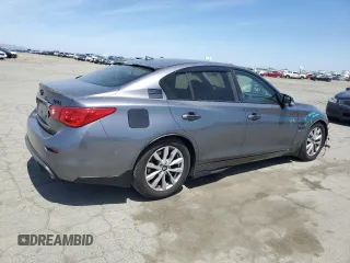 2014 Infiniti Q50 Hybrid Premium with VIN JN1AV7AP5EM690504, listed as a Copart auction lot 55511065 with 79,307 mi miles and Salvage title. Bid and sale history available at DreamBid. Image 3.